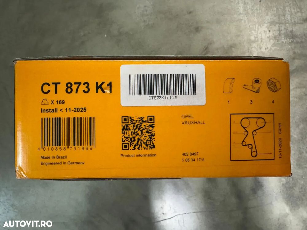 CT873K1 | Continental Set Curea Distributie | Opel Astra F - 2