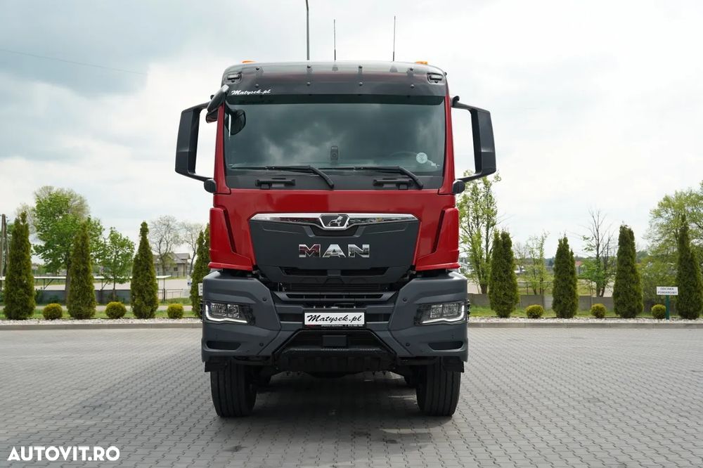 MAN TGS 41.480 / 8x8 / BASCULANĂ SPATE / MANUAL / NOU NOU / KH-KIPPER / - 18