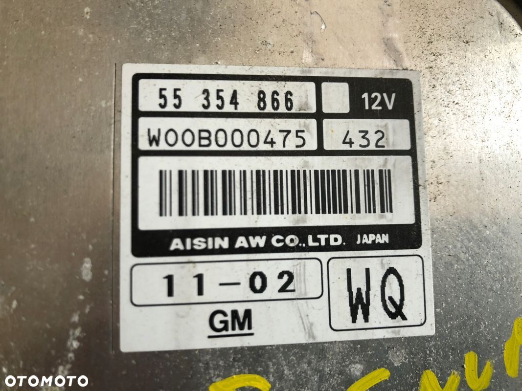 OPEL SIGNUM 3.0 CDTI 55354866 WQ STEROWNIK SKRZYNI - 1