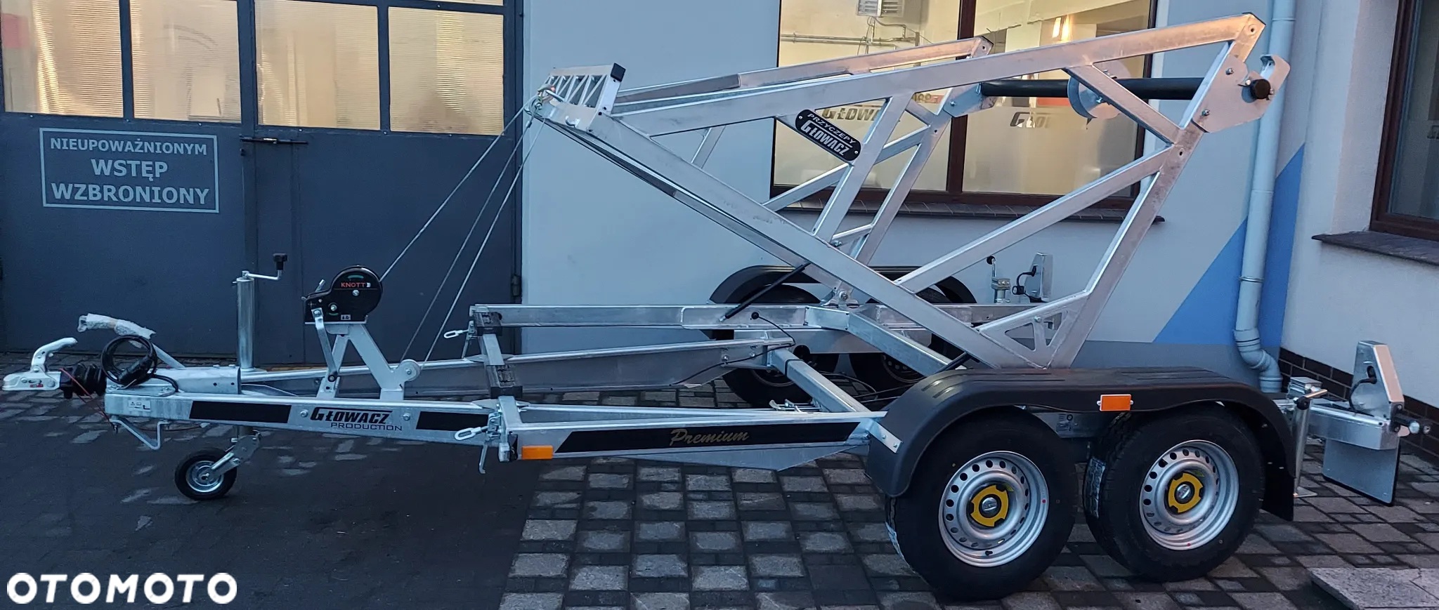 Głowacz Bardzo mocna przyczepa kablowa 270x170 dwuosiowa DMC 2700kg - 8