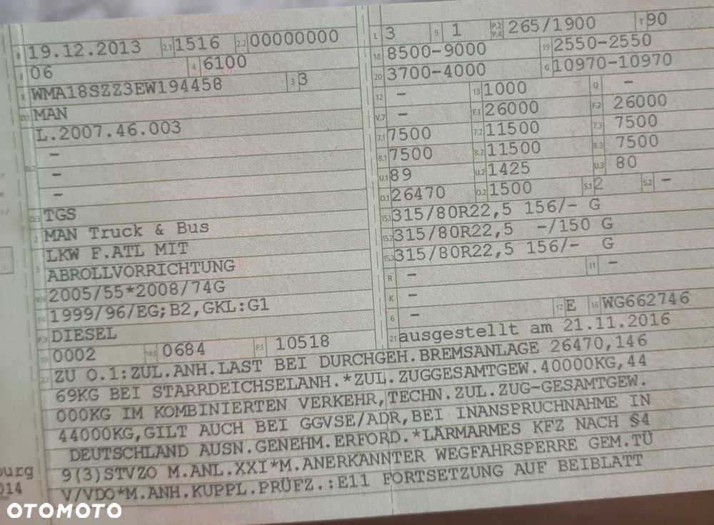 MAN TGS - 14