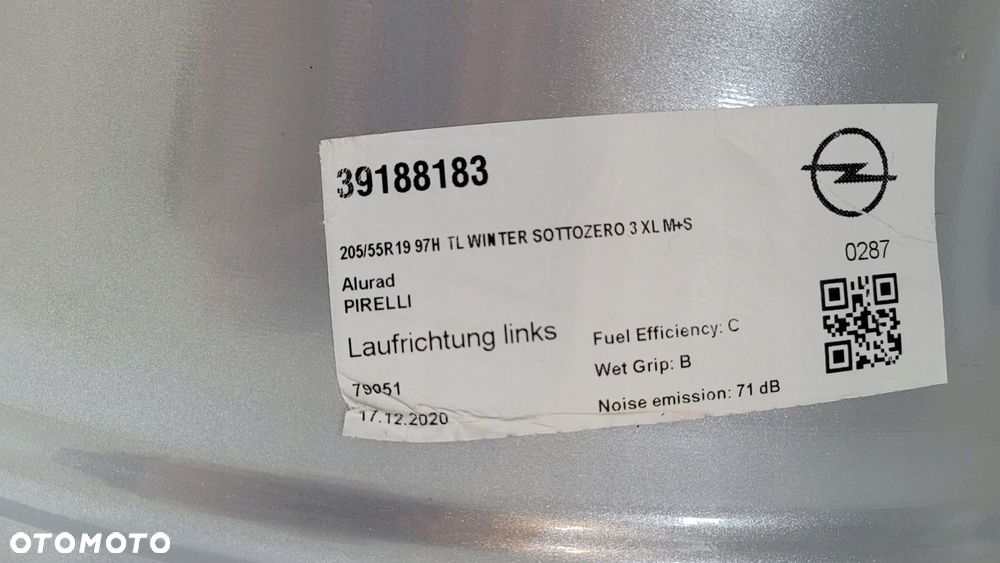 FELGI OPEL GRANDLAND X 2017- 7x19 19 ET38 5x108 - 15