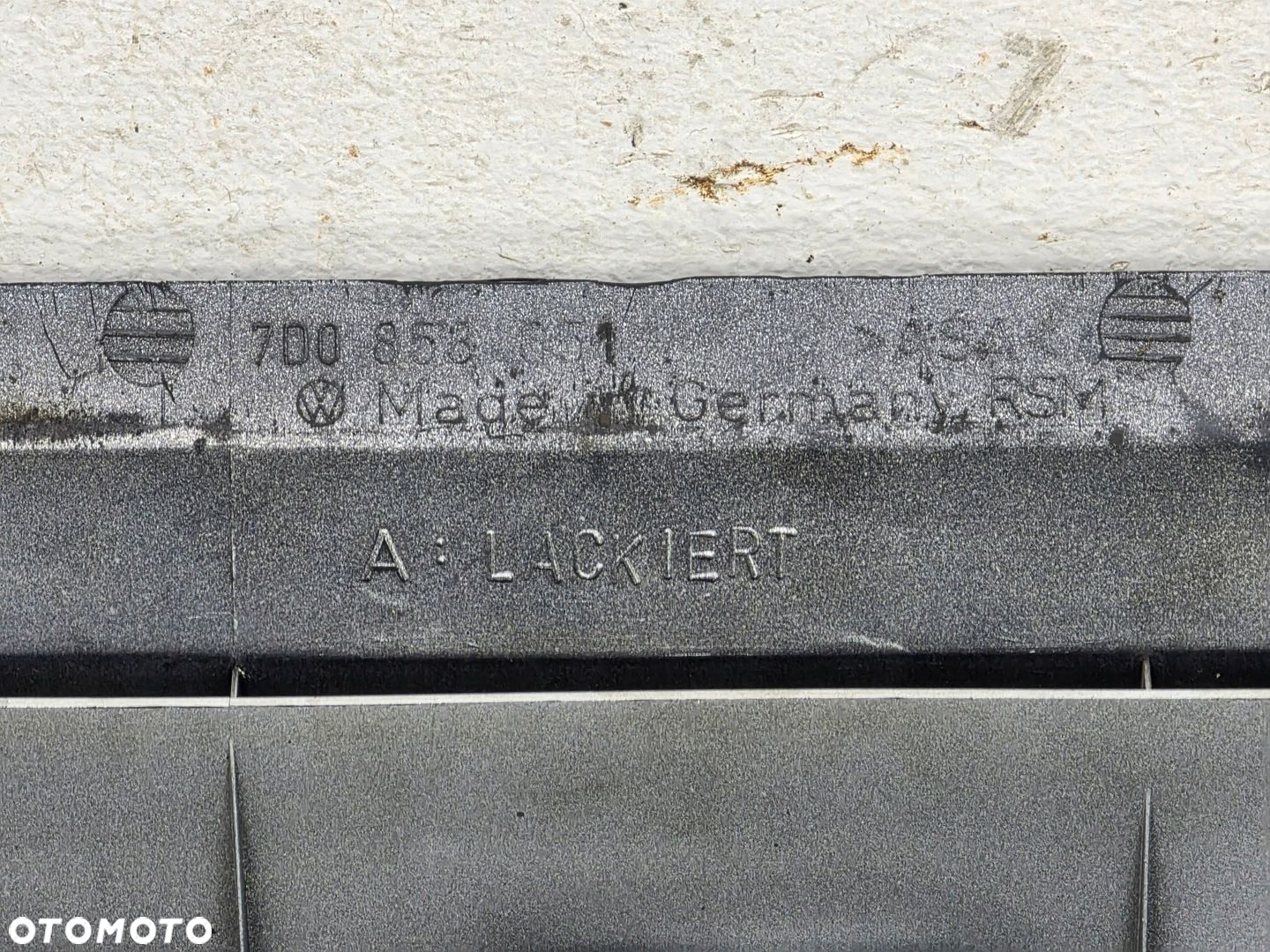 VW T4 LIFT ATRAPA GRILL CHŁODNICY BLACHA 7D0853651 1 - 9