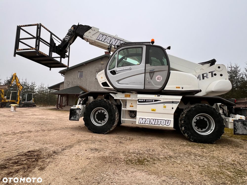 Manitou 2150 Mrt MANITOU ŁADOWARKA TELESKOPOWA Roto  widły kosz PILOT do sterowania  2016/17 1840 2540 2550 kolor od nowości biały Mercedes silnik - 8