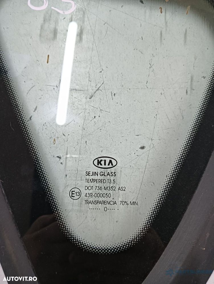 Geam  stanga spate KIA CEE`D SW ED 2007 - 2012 - 2