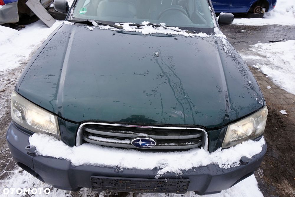 MASKA ZDERZAK BŁOTNIKI LAMPY FORESTER II SG 2J4  SUBARU 2002-2006 ZIELONY PRZÓD KOMPLETNY - 2
