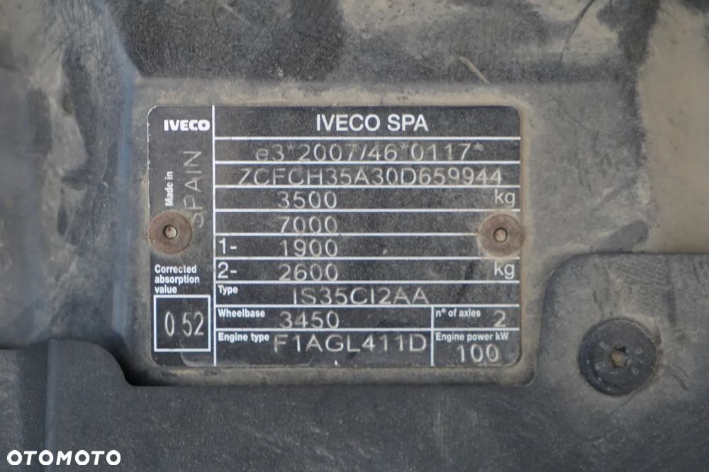 Iveco 35-140 / WYWROTKA 3 STR. ALUMINIOWA / BLIŹNIAK / HI-MATIC / BLOKADA MOSTU / SPROWADZONA - 38