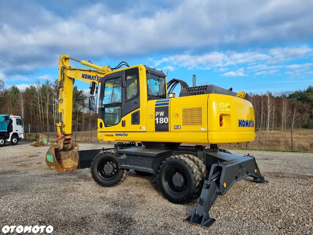 Komatsu PW180 Koparka 19t Kołowa‼️Super Stan Zadbana Stan bardzo dobry. Centralne smarowanie, Klima 2x Osprzęt - 5