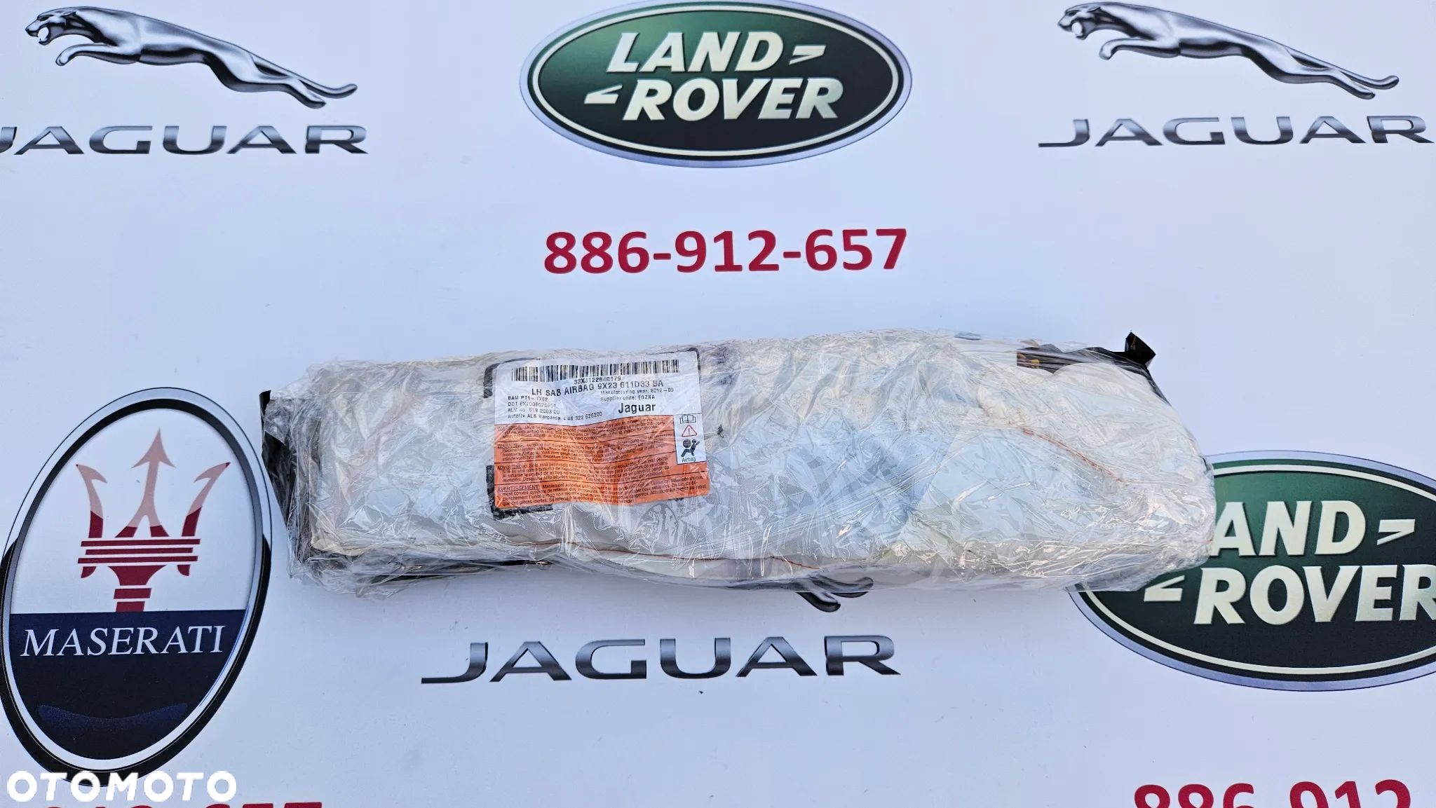 Jaguar XJ 351 Poduszka fotela lewego Airbag lewy 9X23-611D33-BA - 1