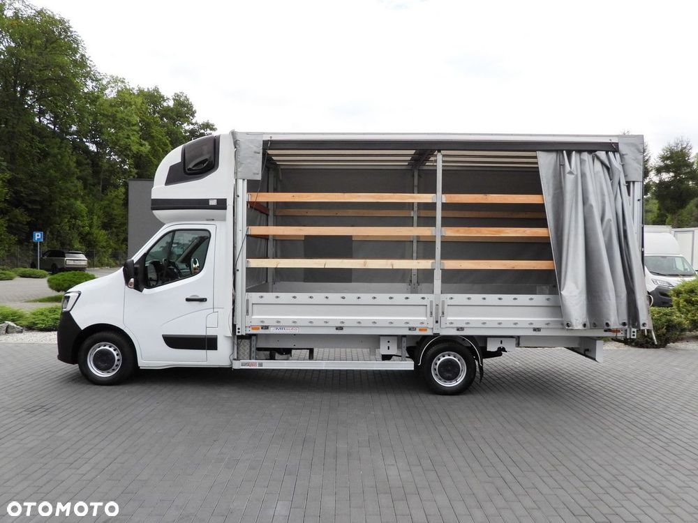 Renault MASTER PLANDEKA 10 PALET WEBASTO TEMPOMAT LEDY PNEUMATYKA KLIMATYZACJA  165KM - 9