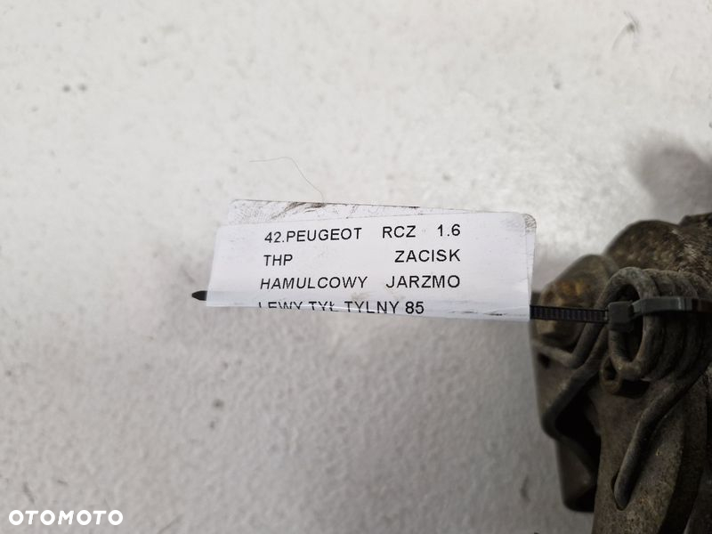 PEUGEOT RCZ 1.6 THP ZACISK HAMULCOWY JARZMO LEWY TYŁ TYLNY - 7
