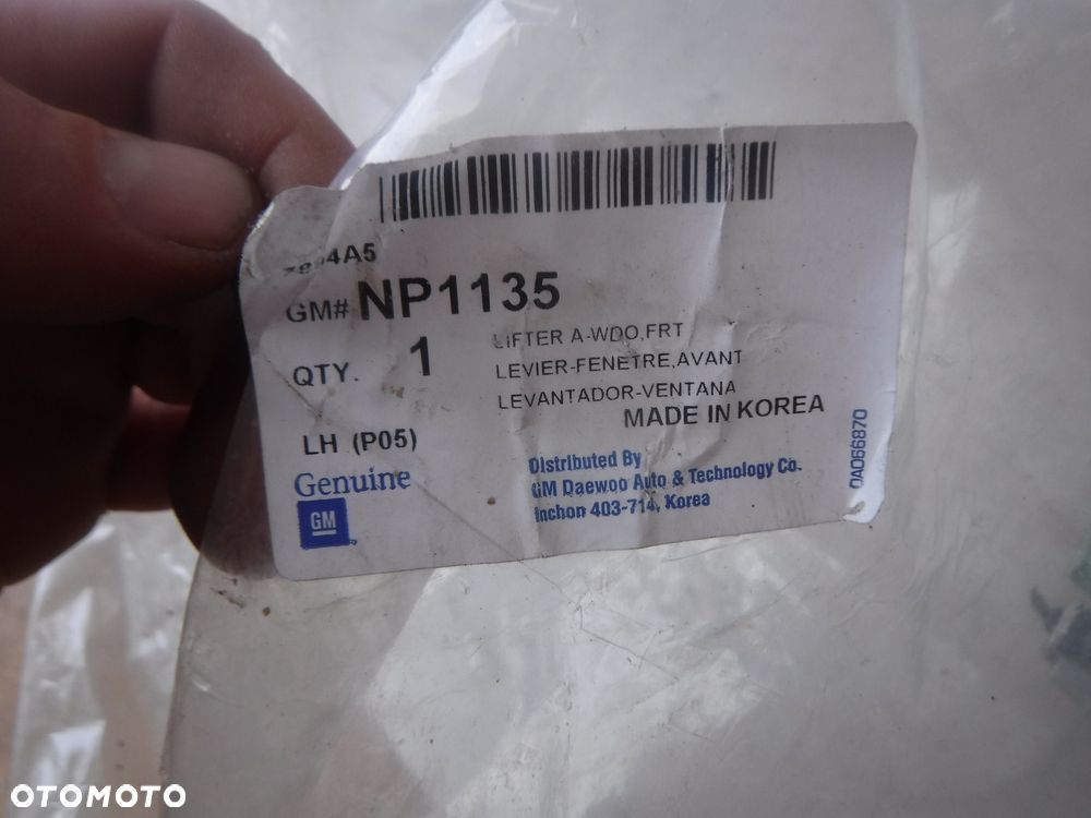 daewoo espero podnośnik szyby przód lewy nowy oryginał - 2