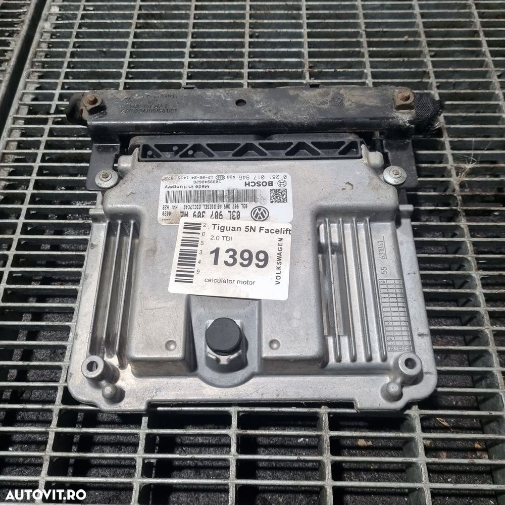 Calculator motor Volkswagen Tiguan 5N Facelift 2.0 TDI 2011 - 2015 140CP Manuala CFFB ... - 1