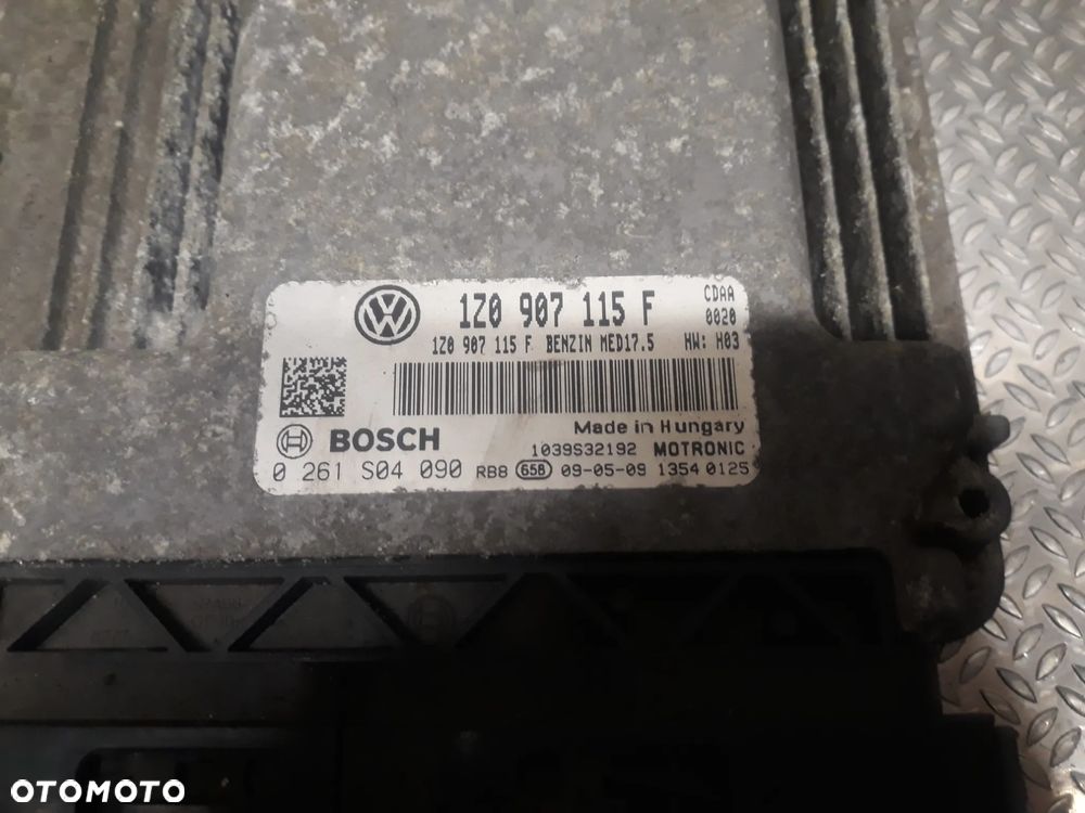 ZESTAW STARTOWY SKODA OCTAVIA II 1,8  TFSI  STEROWNIK 0261S04090  1Z0907115F - 5