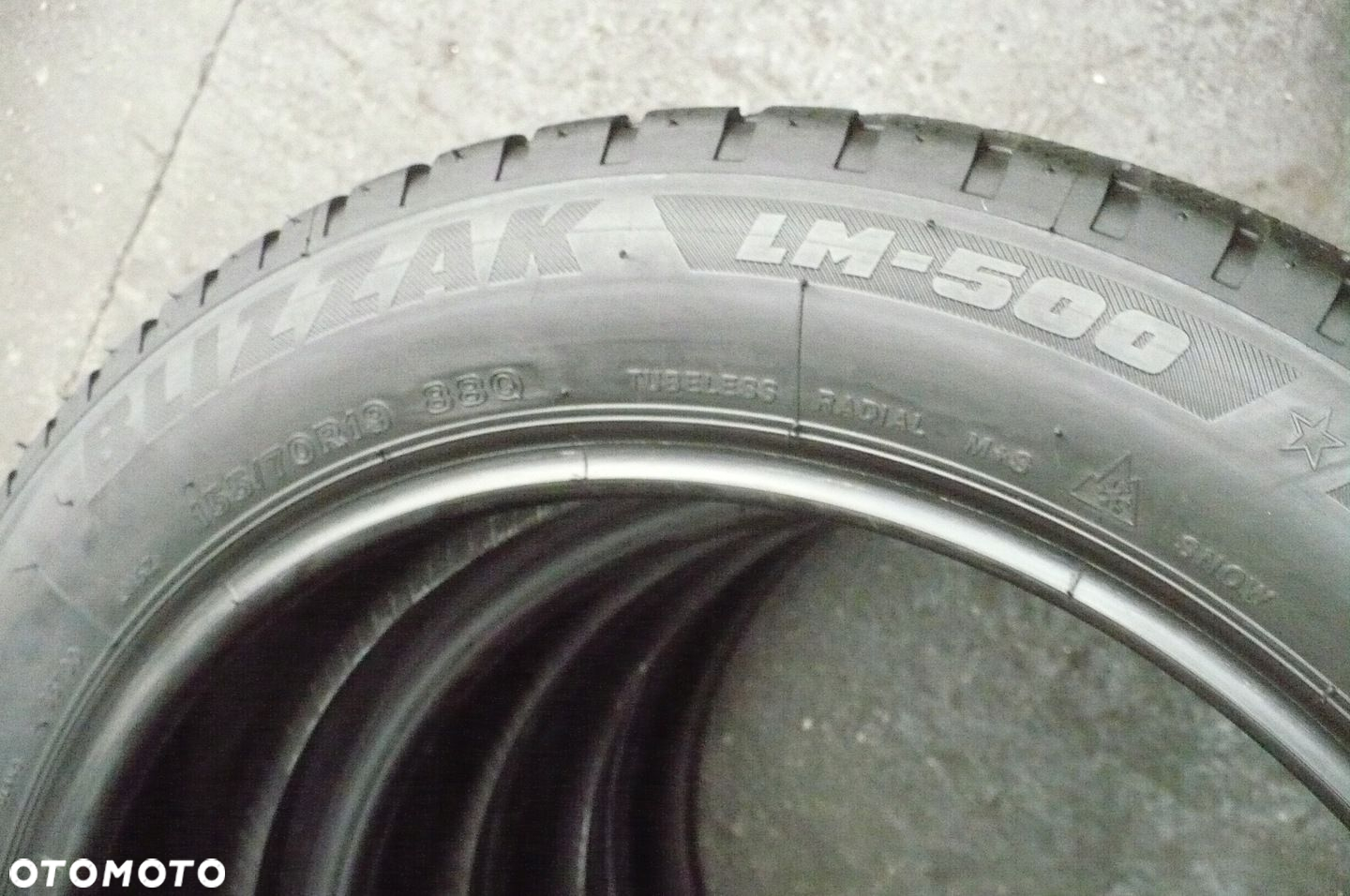 2x BRIDGESTONE Blizzak LM500 155/70R19 5,7mm-6mm 2023 - 4