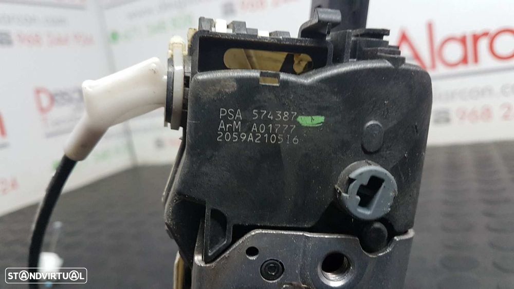 FECHADURA PORTA FRENTE DIREITA CITROEN C5 BERLINA EXCLUSIVE - 6