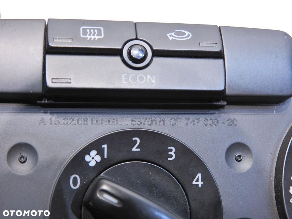 PANEL STEROWANIA KLIMATYZACJĄ VW GOLF V - 6