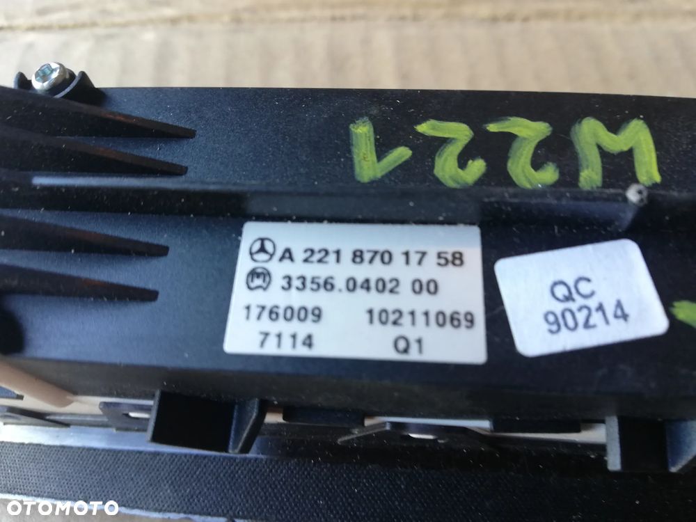 MERCEDES W216 W221 PRZEŁĄCZNIK PANEL A2218701758 - 3