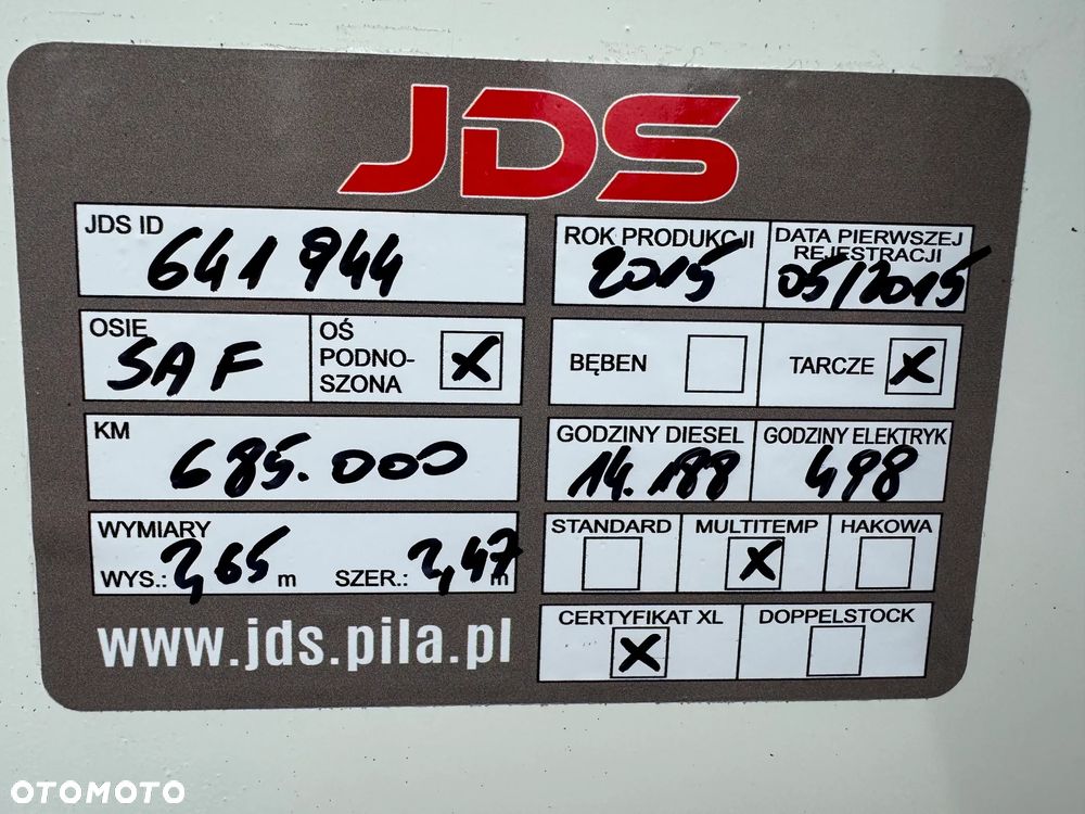 Krone Chłodnia ,Multitemp. Carrier Vector 1950Mt, SAF - 36