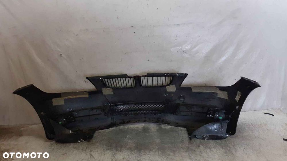 * ZDERZAK PRZÓD PRZEDNI BMW E90 E91 SERIA 3 HALOGENY BARBERA ROT METALIC BORDO WIŚNIA - 5