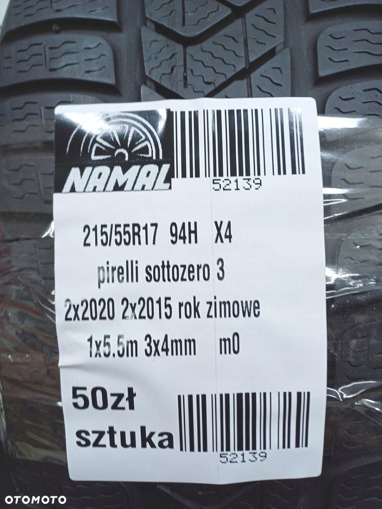 4x 215/55r17 pirelli 2020 opony zimowe 52139 - 11