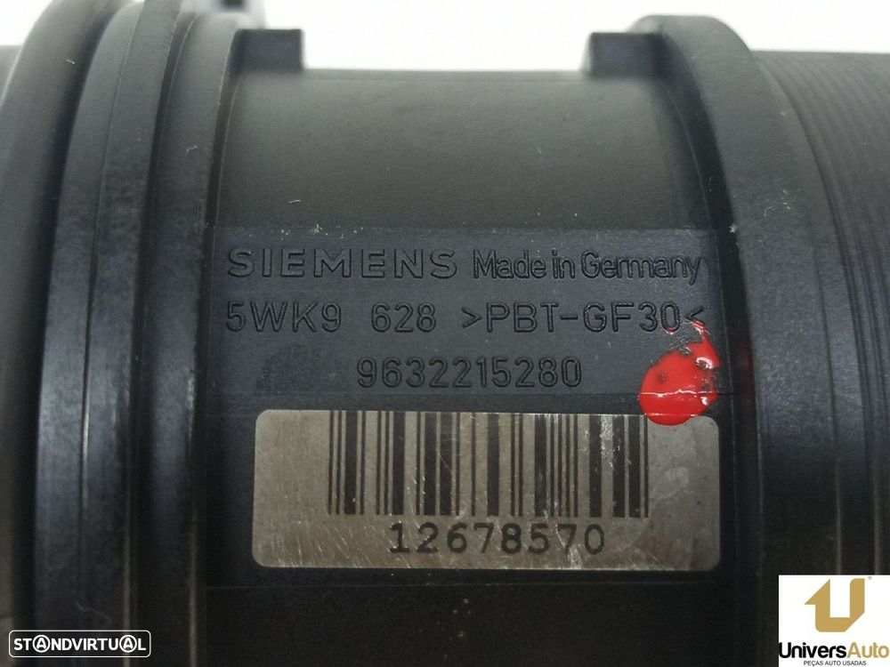 MEDIDOR DE MASSA DE AR CITROEN C5 BERLINA 2.0 HDI SX - 7