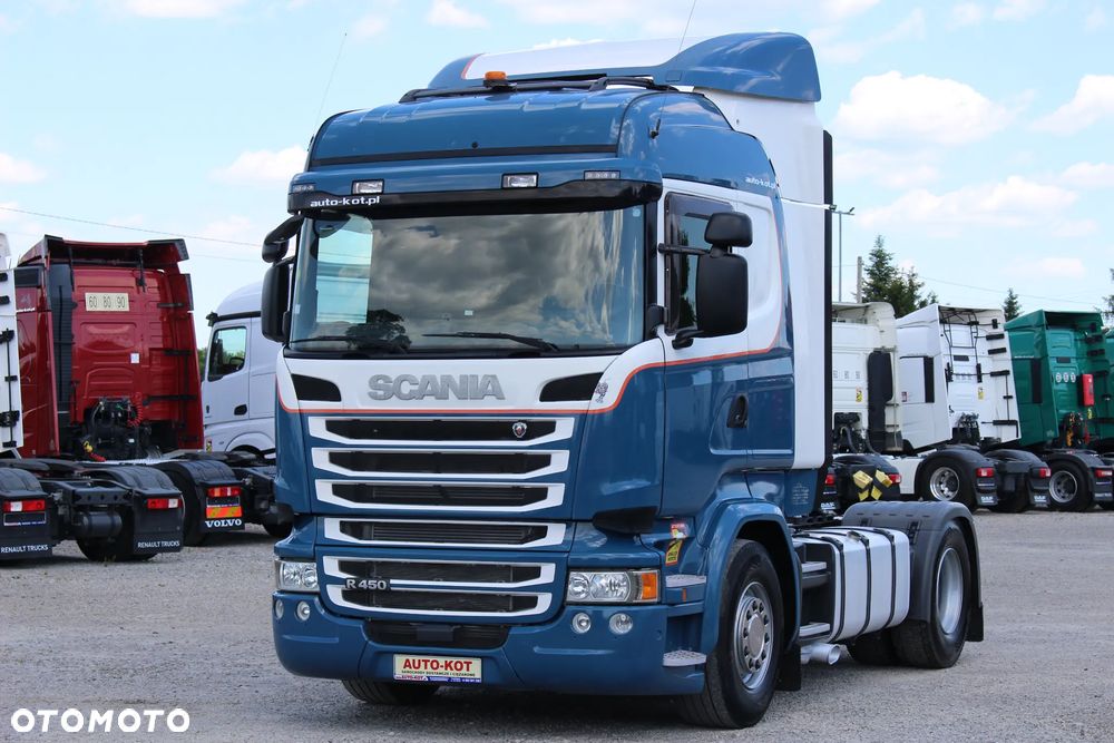 Scania R450 /HYDRAULIKA/ STANDARD/ BL.MOSTU /RETARDER /*SERWIS*/ SUPER STAN / - 2
