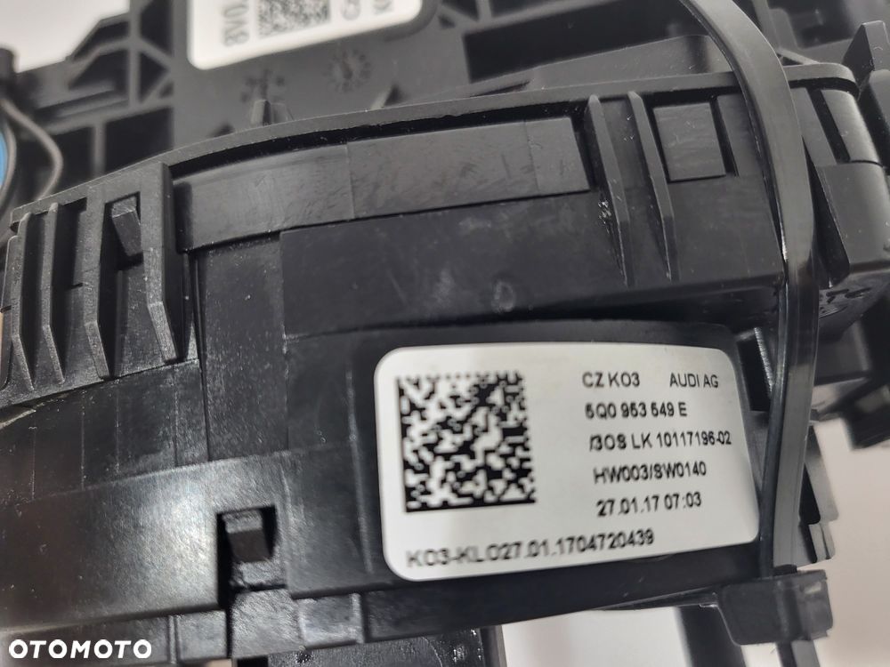 AUDI A3 8V S3 TAŚMA MANETKI PRZEŁĄCZNIK ZESPOLONY 5Q0953549E  8V0953502AP - 5