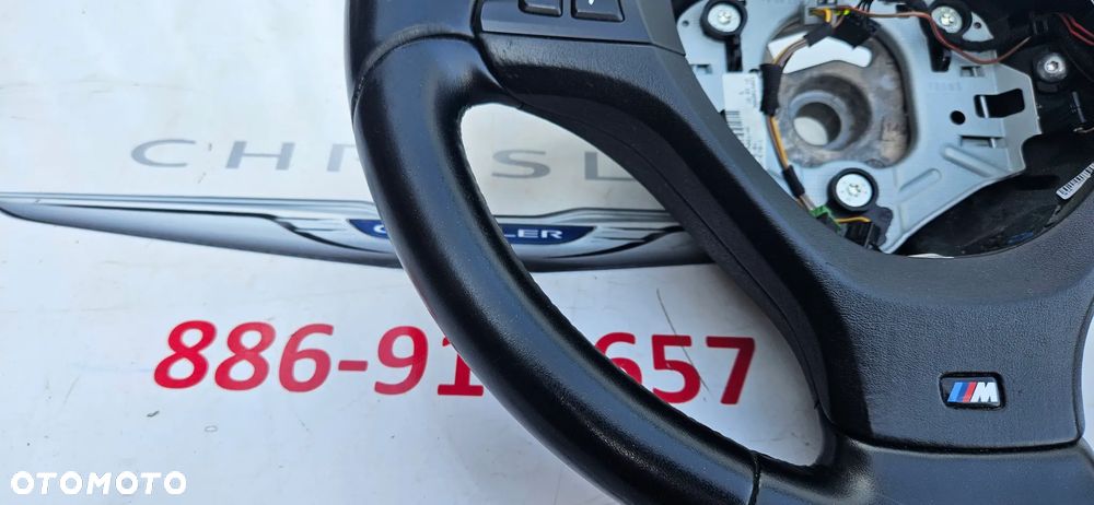 BMW X5 E70 X6 E71 LIFT LCI  KIEROWNICA SKÓRZANA CZARNA M-PAKIET MULTIFUNKCJA ŁOPATKI  7845778 - 4