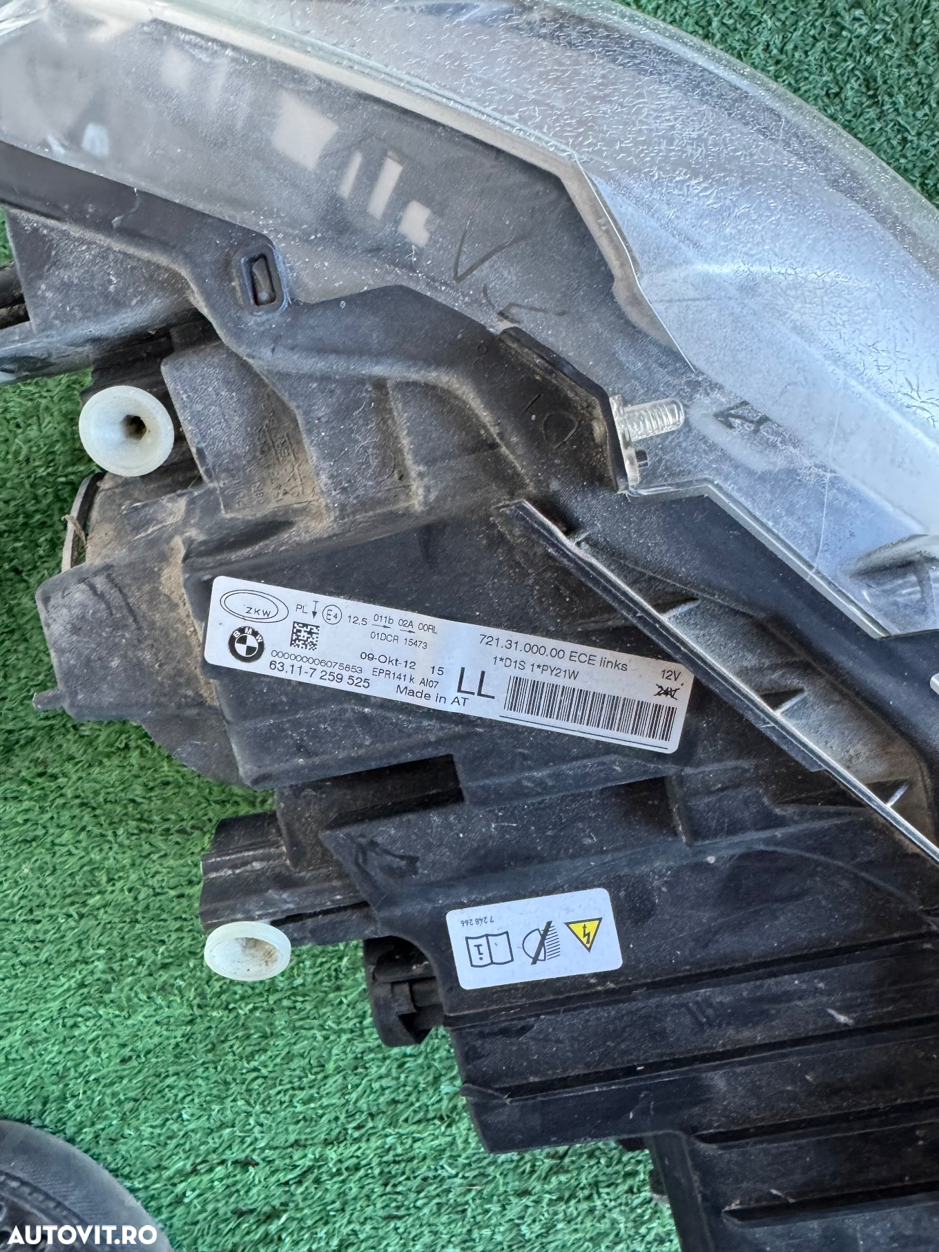 Far stanga dreapta Bmw seria 3 F30 F31 bixenon bi xenon complet - 7