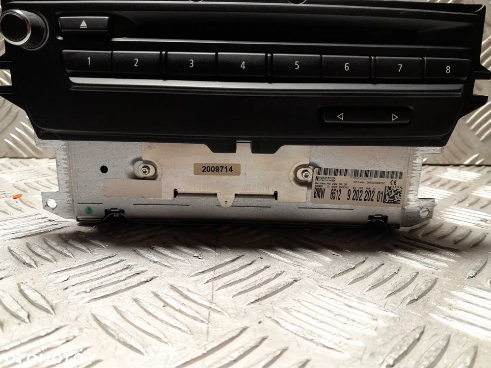 BMW E90 E92 RADIO ODTWARZACZ CD NAVIGACJA 9202202 6512920220201 - 4