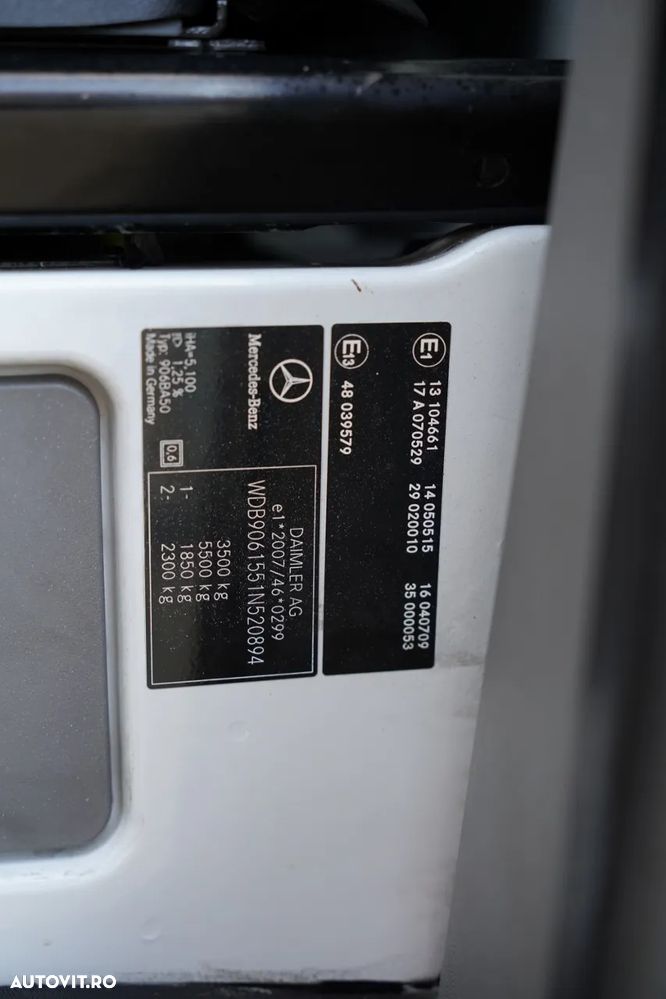 Mercedes-Benz SPRINTER 513 CDI / CUTIE DE VITEZE 4,4 m / MANUALĂ / DOUĂ CUTII - 33