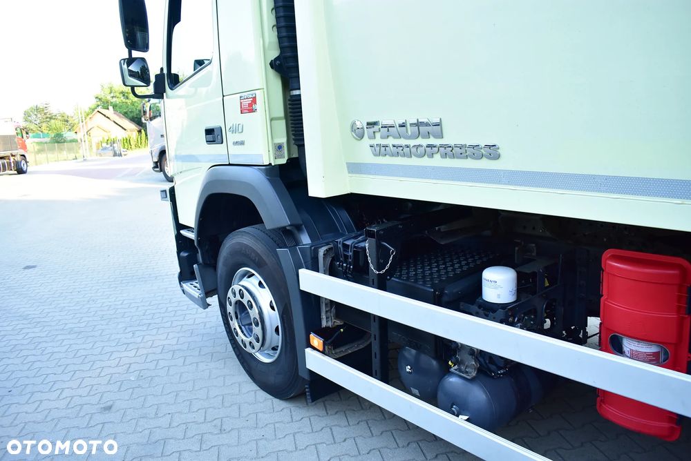Volvo FM 410 Śmieciarka FAUN Variopress/ Wrzut uniwersalny Zoeller/ Euro 6  / Müllwagen/ Garbage Truck/ Sprowadzona z Niemiec ! - 22