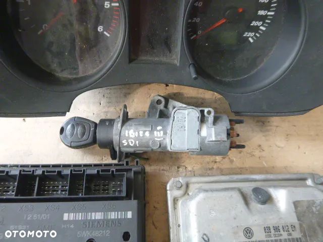 ZESTAW STARTOWY KOMPUTER STACYJKA IMMOBILIZER LICZNIK SEAT IBIZA III CORDOBA II 1.9 SDI 038906012EM - 19