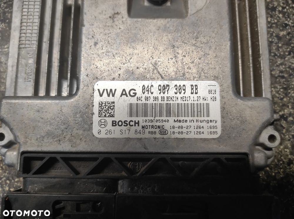SKODA OCTAVIA 3 KOMPUTER STEROWNIK SILNIKA 1.0 TSI TFSI DKR 04C907309BB BENZIN MED17.1.27 HW:H20 0261S17849 WYSYŁKA !!!! - 2