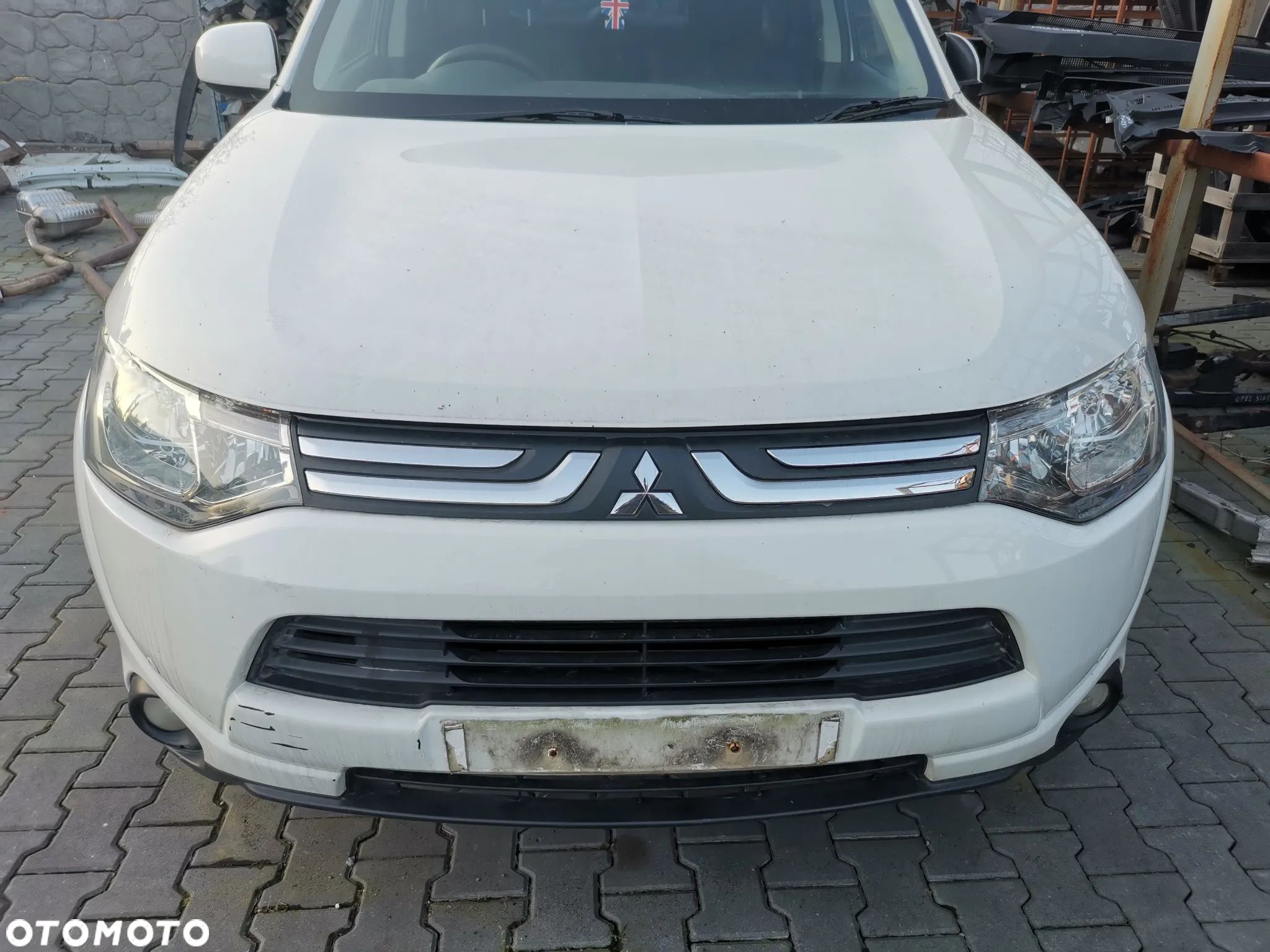 Kompletny przód Mitsubishi Outlander III W37 D-ID Maska Zderzak Lampa Chłodnice Błotnik Pas Przedni - 1