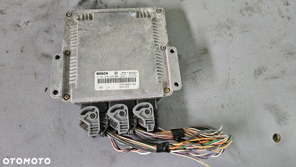 Sterownik komputer silnika Renault Trafic Vivaro 1,9 DCI 0281010632 - 2