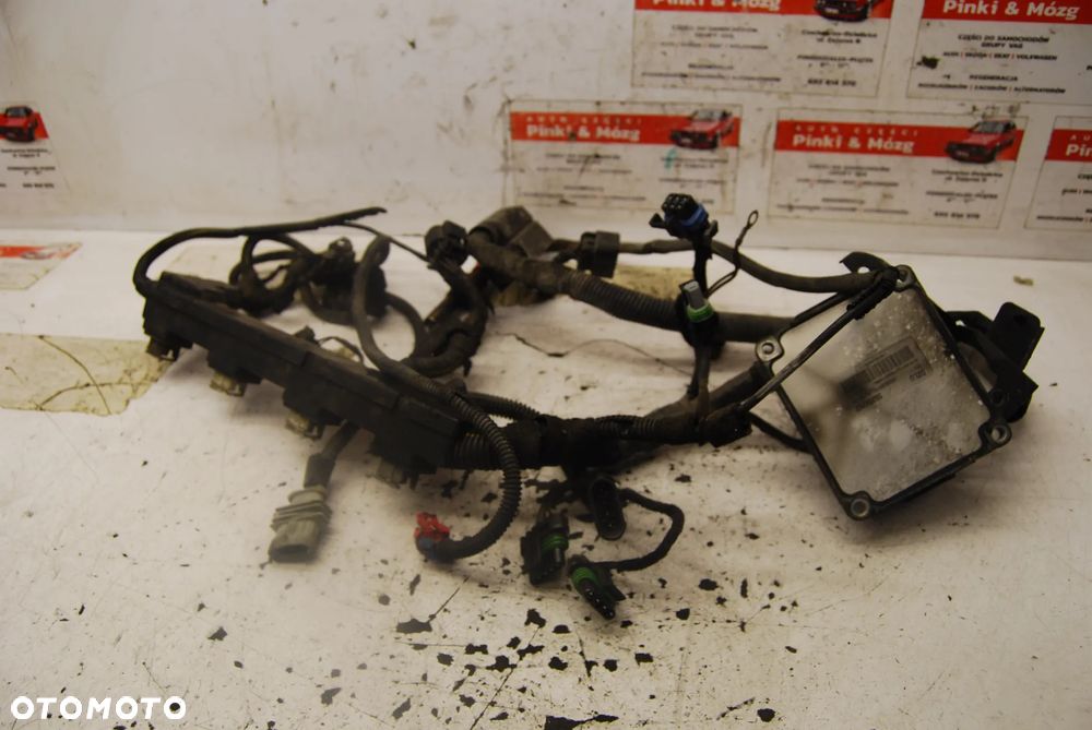 STEROWNIK SILNIKA + WIĄZKA 55354782 OPEL ZAFIRA A LIFT 1.6 16V ASTRA II - 1