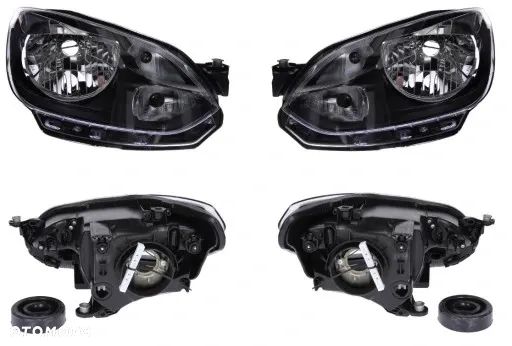 REFLEKTOR VOLKSWAGEN UP 2012-2106 CZARNA RAMKA