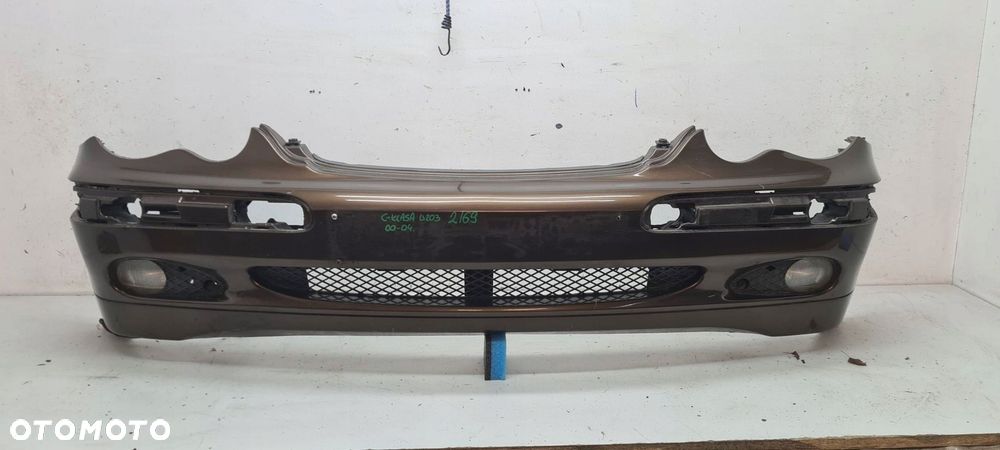 mercedes c klasa w203 00- 04 zderzak przód przedni - 1