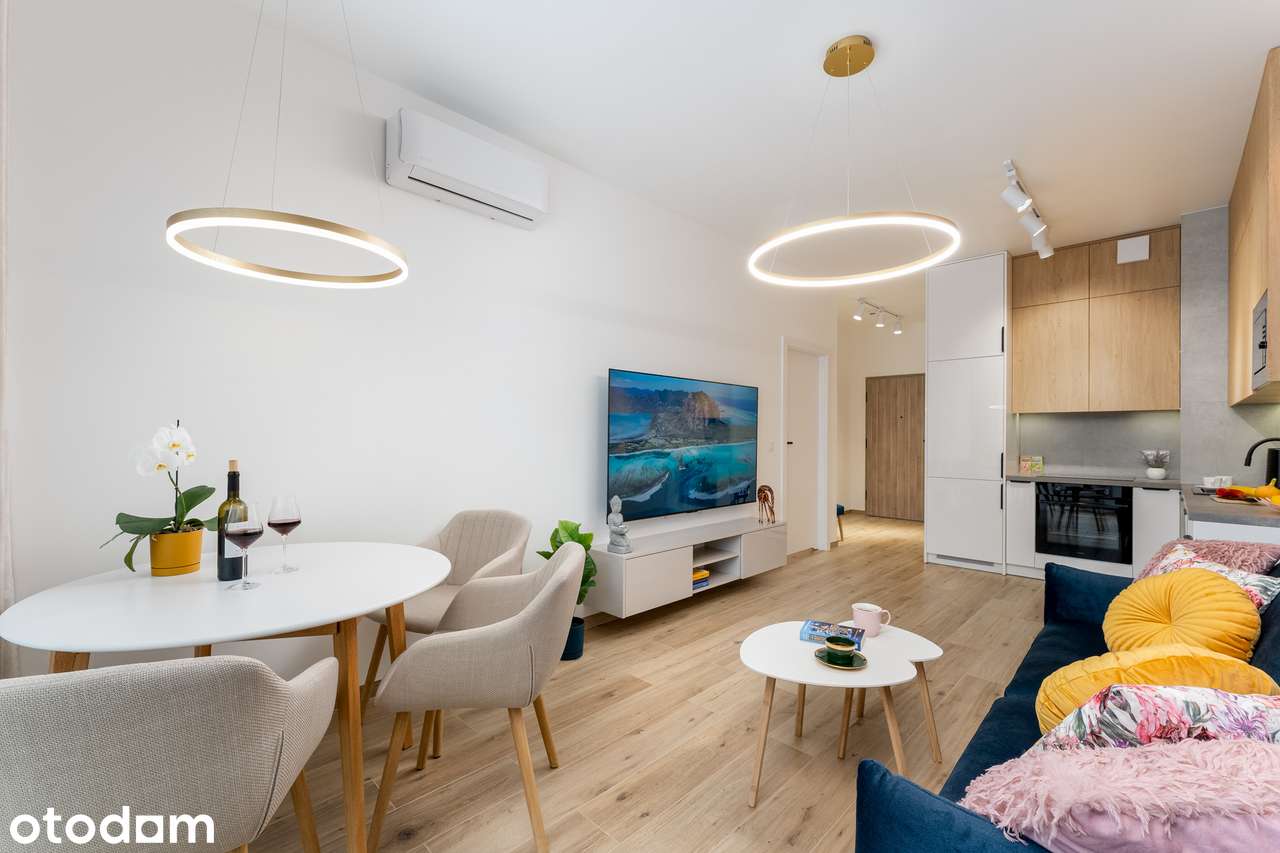 Zabłocie | 49,5 m² | prywatny ogród | 2x klima | garaż | ENG