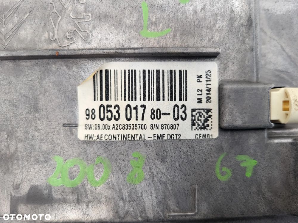 Radio panel wyświetlacz nawigacja Peugeot 2008 - 3