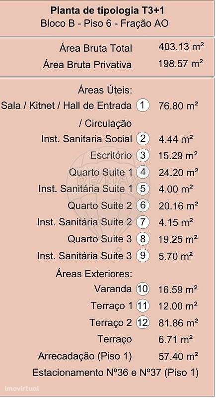 Apartamento T3 para venda - Grande imagem: 4/29