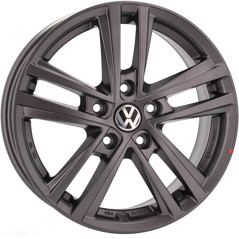 4x Felgi 16 OE TUV m.in. do VW Caddy Golf 7 8 Passat B7 B8 Sharan Troc Tiguan Touran - SE026016 - 6