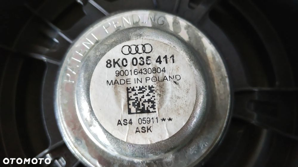 AUDI  GŁOŚNIK BANG OLUFSEN 8K0035411A - 2