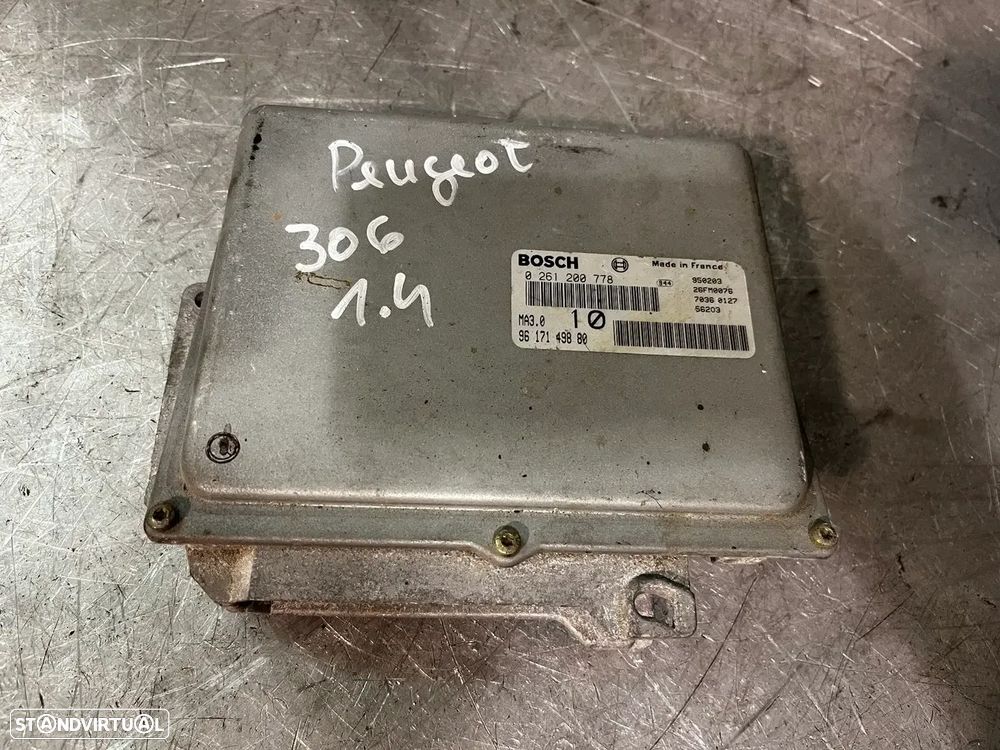 CENTRALINA DO MOTOR PEUGEOT 306 / CITROEN ZX 9617149880 0261200778 - 1