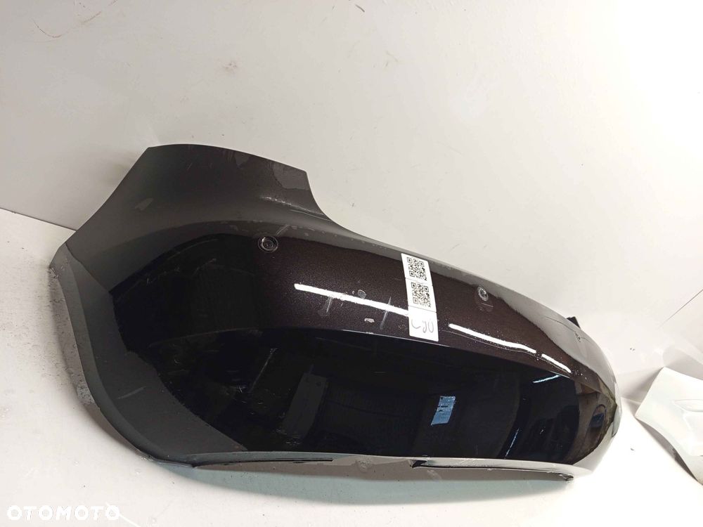 ^ ZDERZAK TYŁ TYLNY SKODA FABIA II 2 9910 CZARNY 5D 5 DRZWI HB PDC CZUJNIKI - 2