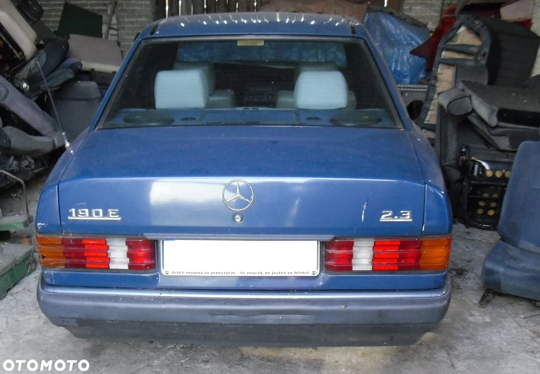 MERCEDES W201 190 W124 2,3 Skrzynia automat Zawieszenie Szyby Drzwi Koła Tapicerka Listwy Lampy - 15