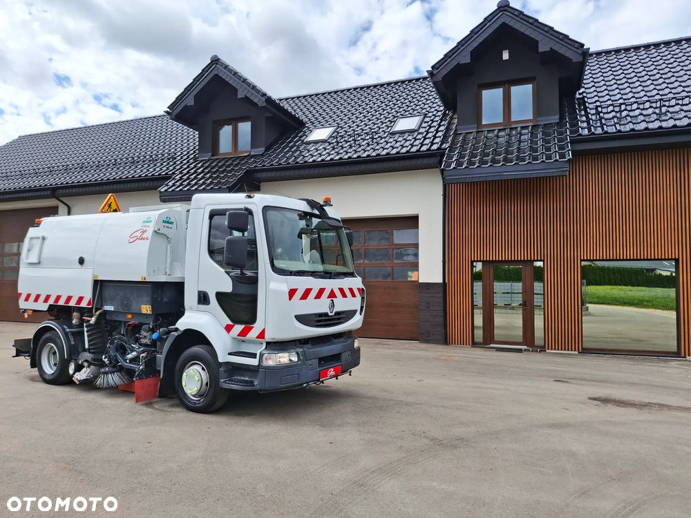 Renault Midlum 220 Zamiatarka Johnston VS500 Szczotki L/R Obie Strony Napęd Hydrostatyczny 2012r - 1