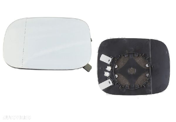 Geam oglinda exterioara Volvo Xc70 (Bw), 03.2007-2016; Xc90 (C/P28), 2007-2015, stanga/dreapta, incalzita; geam asferic; cromat, View Max - 1